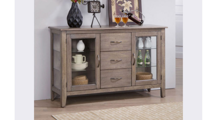 Bisque Sideboard- Washed Grey