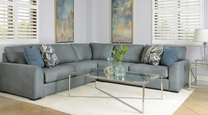 Downtown Sectional- Leather