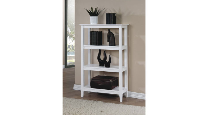 Quadrate Bookcase- White