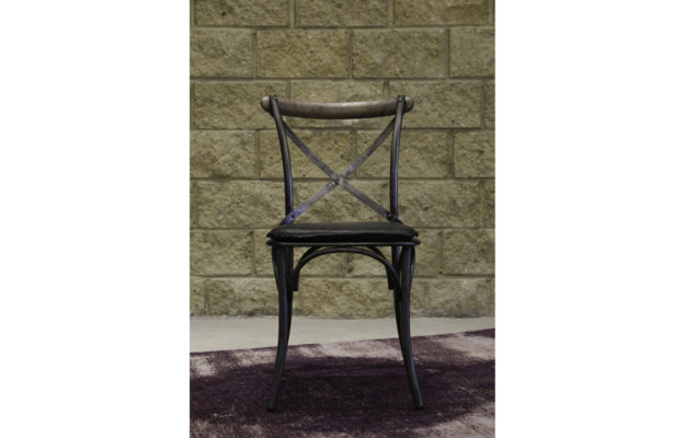 Excalibur Leather Cushion – Antique Black