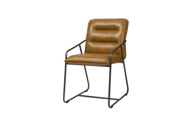 Puller Side chair- Tan Brown