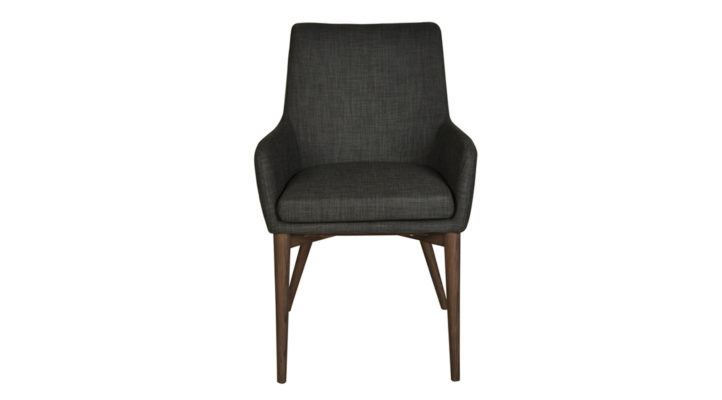 Cappuccino Arm Chair – Dark Grey