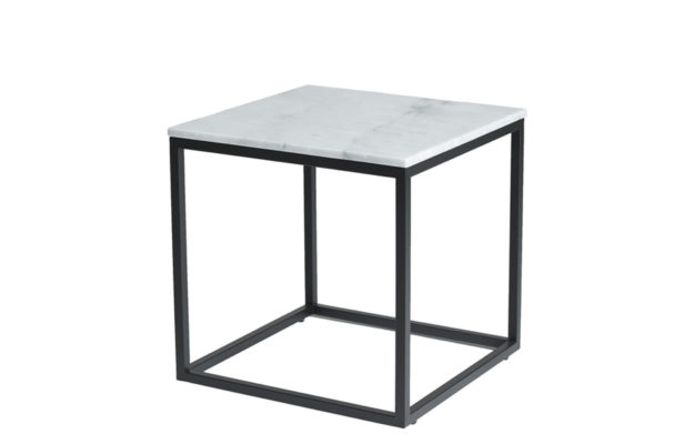 Veronica End Table- White Marble