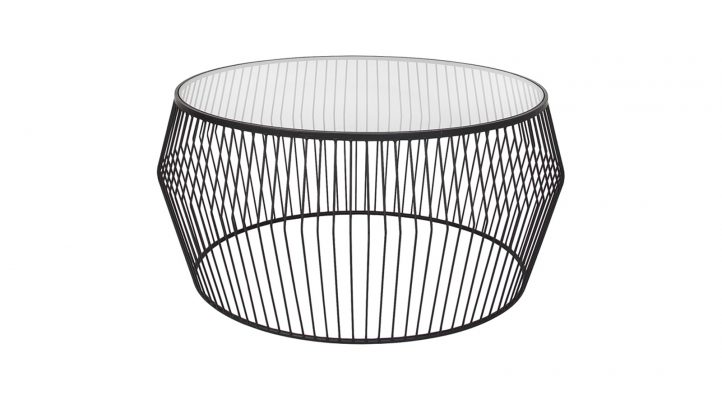 Cyclone Wire Coffee Table – Black