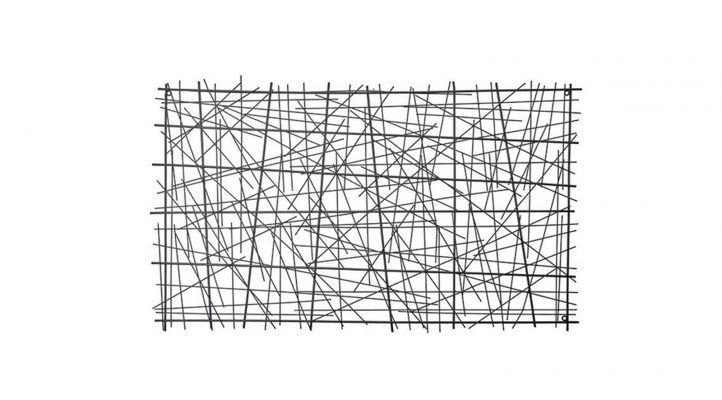 Matrix Random Grid 49×29″ Rectangle Metal Wall Decor