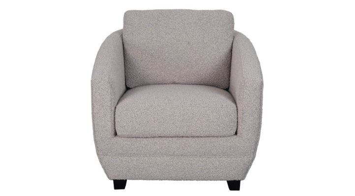 Baltimore Club Chair- Boucle Grey