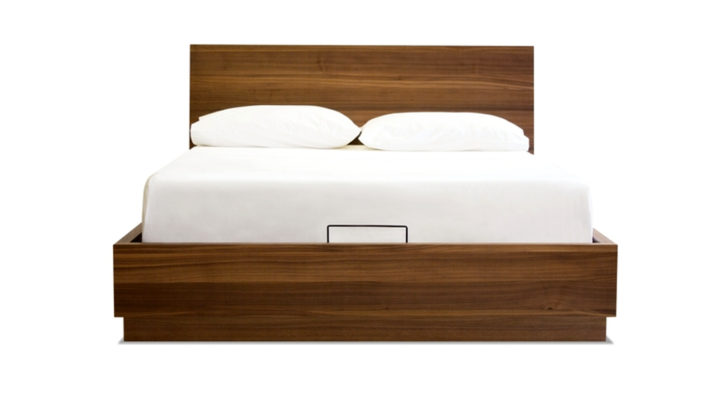 Reese Storage Bed Natural Walnut