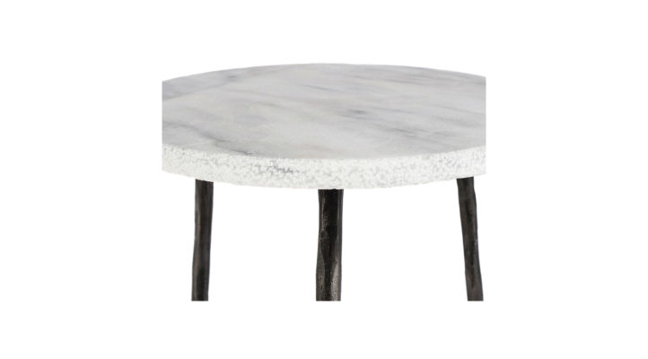 Koi End Table White – Medium