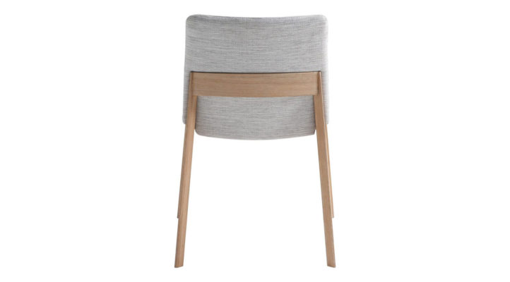 Deco Oak Dining Chair Light Grey-M2