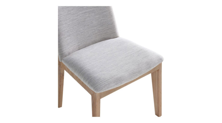 Deco Oak Dining Chair Light Grey-M2