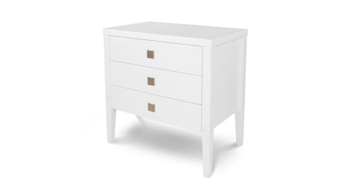 Hara 3 Drawer Dresser – White
