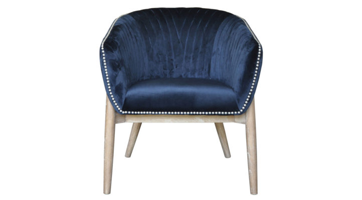 Nora Club Chair- Blue