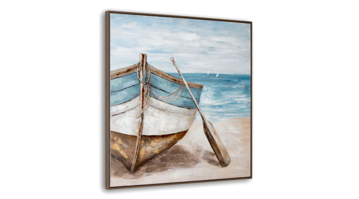 Peaceful Shores Hand Painted Canvas