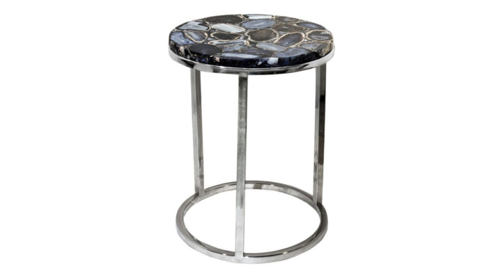Shimmer Agate Accent Table