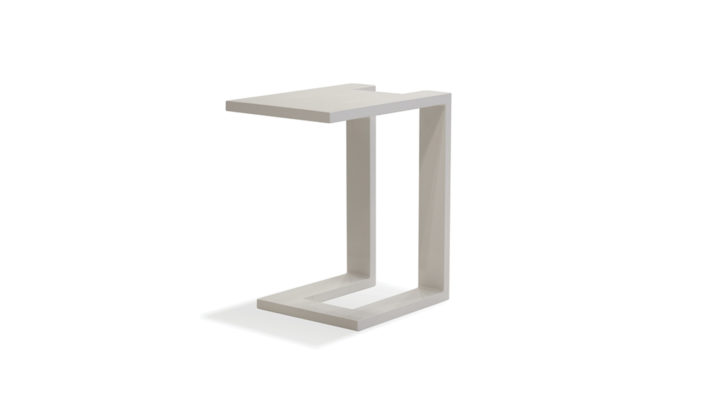 Sidle End Table White
