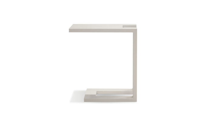 Sidle End Table White