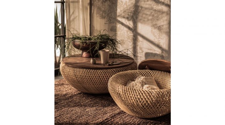 Agra Wave Coffee Table – Natural