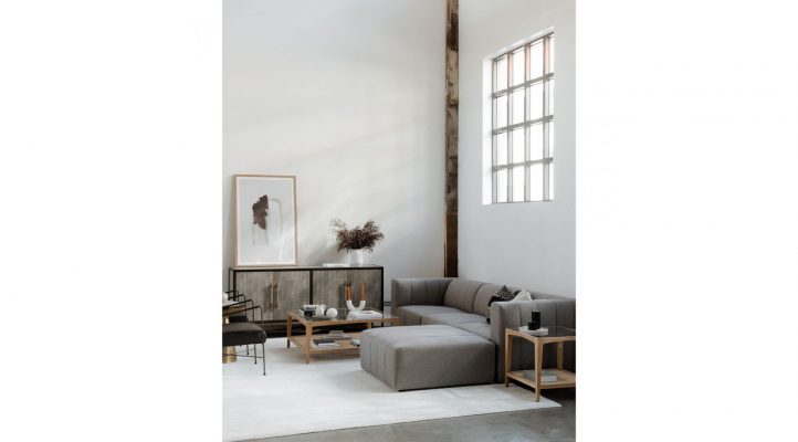 Lyric Corner Chair – Grey