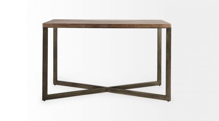 Ray Console Table – Medium Brown