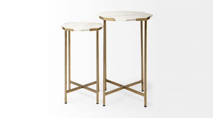 Victor Octagon (Set of 2) Side Tables