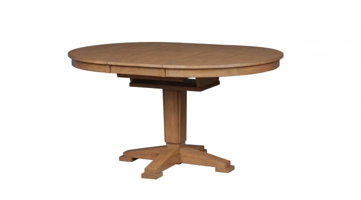 Coaster 57″ Oval Table – Light Walnut