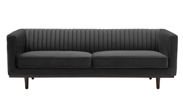 Jackal Sofa – Black Velvet