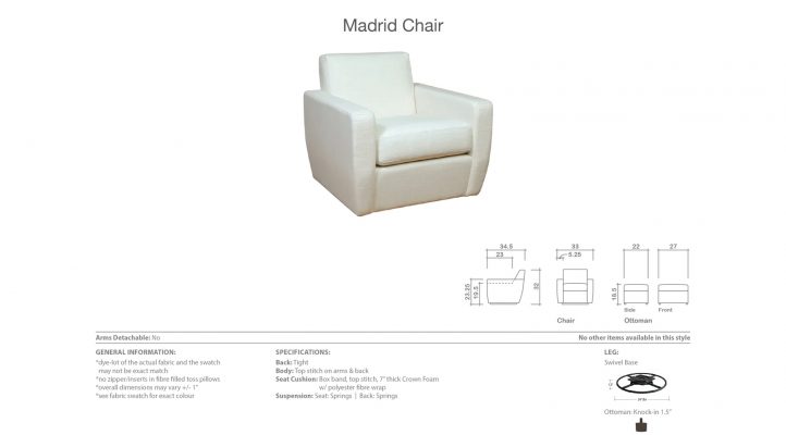Madrid Swivel Chair