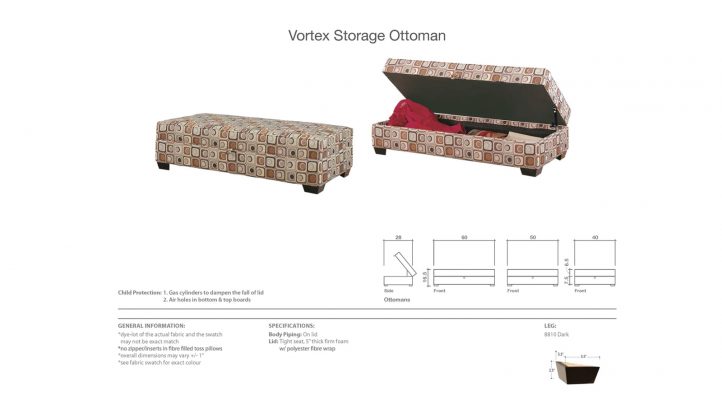 Vortex Storage Ottoman