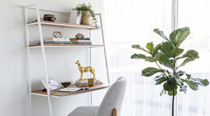 Prince desk shelf-White Frame