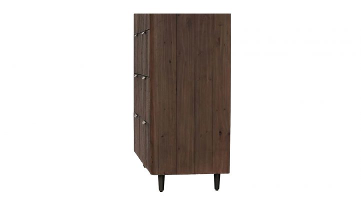 Lineo 7 Drawer Dresser – Burnt Oak