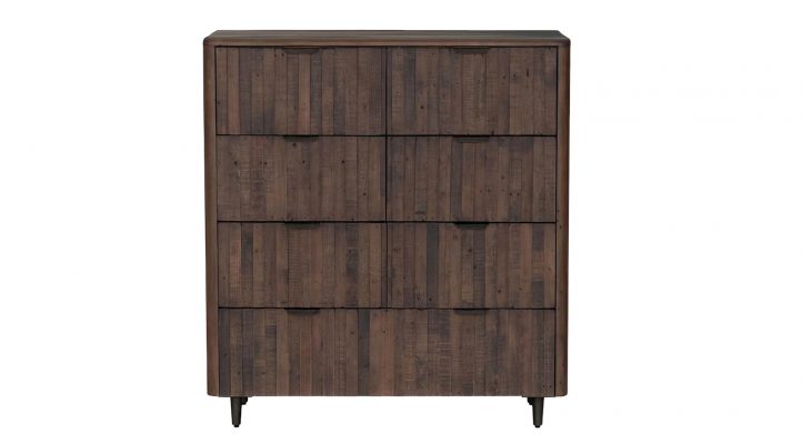 Lineo 7 Drawer Dresser – Burnt Oak