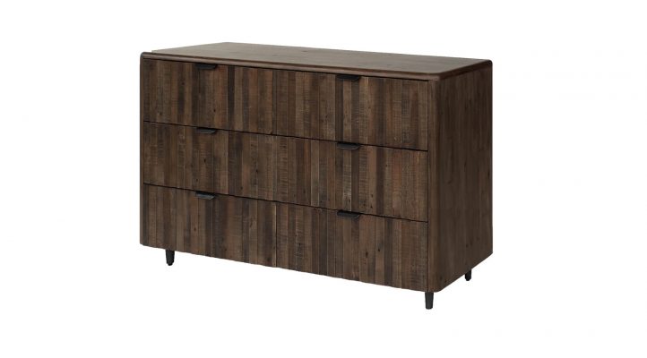 Lino 6 Drawer Dresser – Burnt Oak