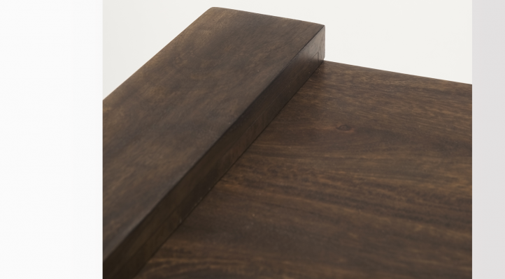 Athelia Accent Table-DARK BROWN
