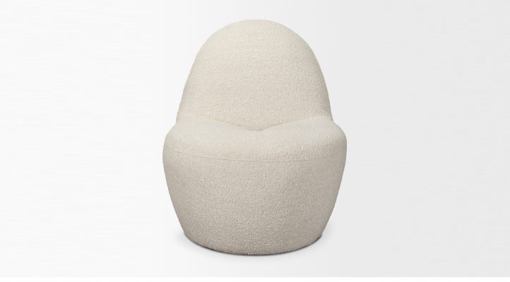Beverly Accent Chair – Cream Boucle