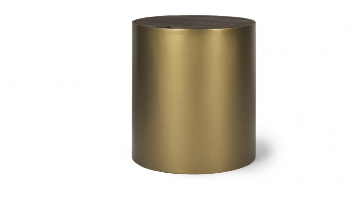 Eclipse Side Table-GOLD METAL