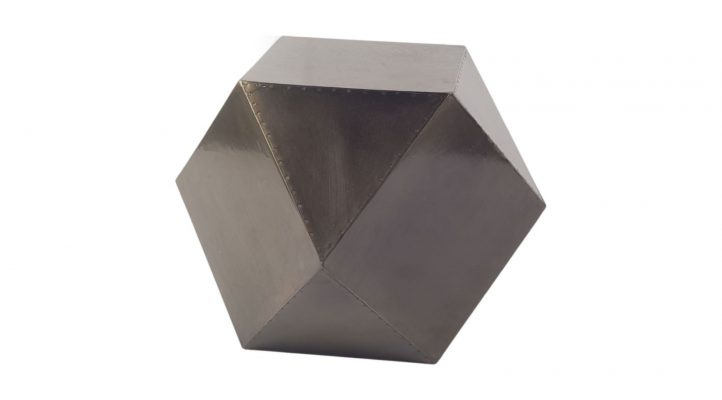 Exagoni Black-Side Table
