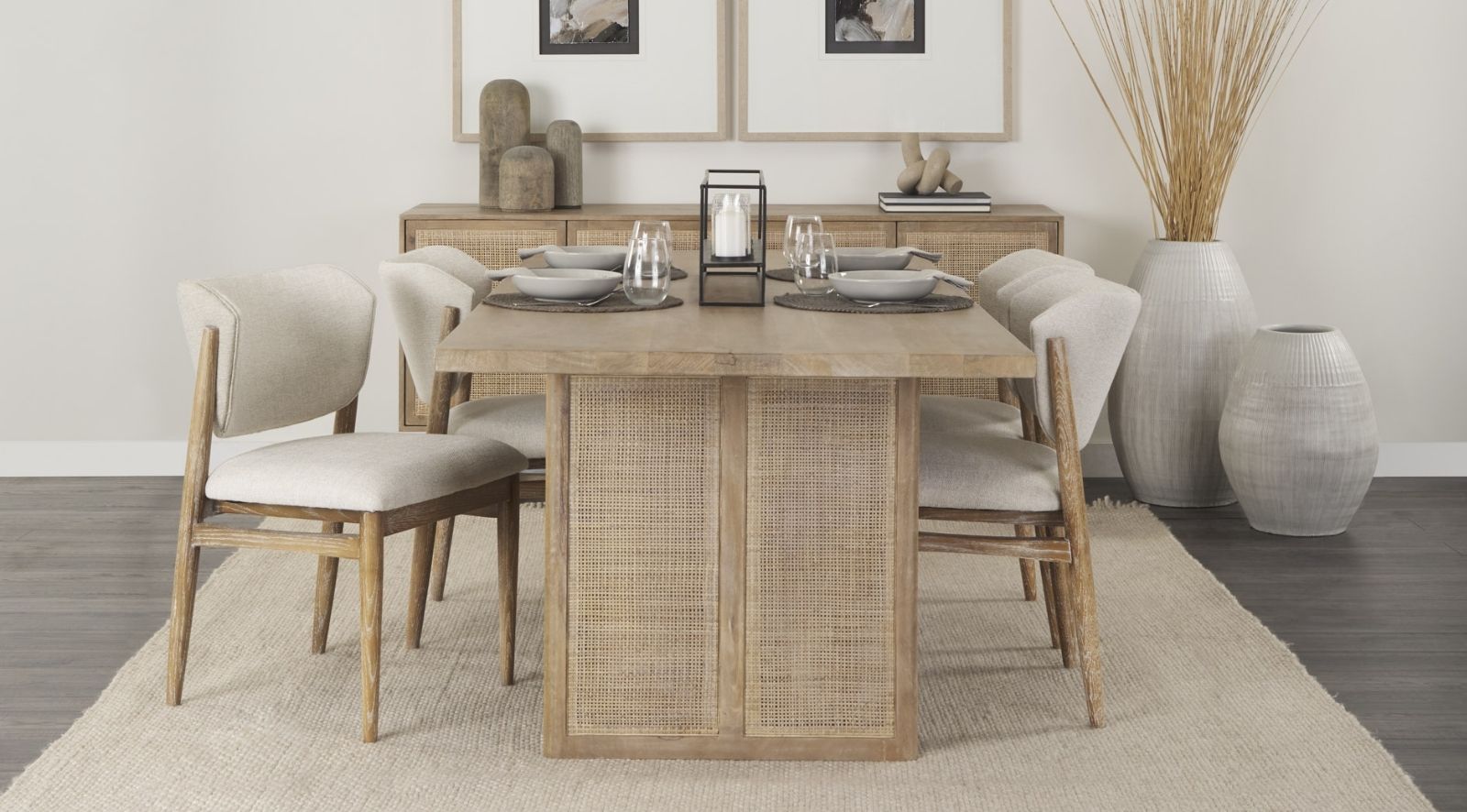 Grier Dining Table- Brown Wood-9