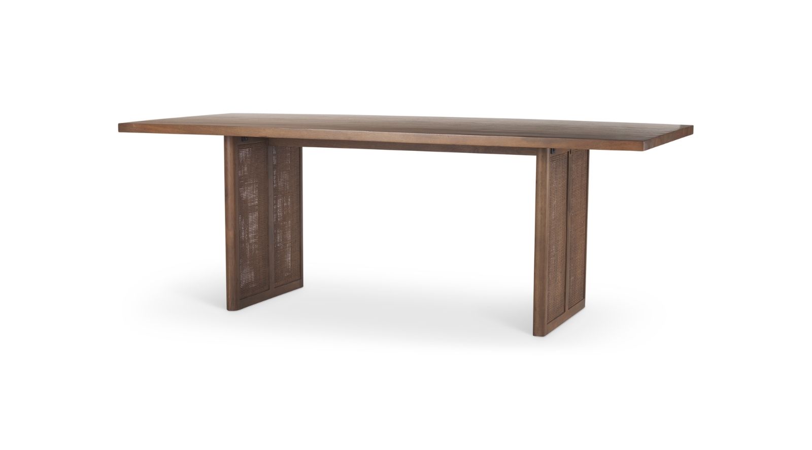 Grier Dining Table- Medium Brown Wood-1