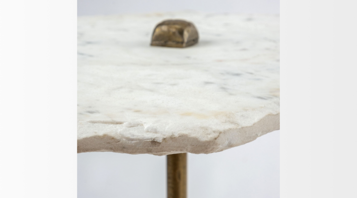 Pinera II – WHITE Accent Table