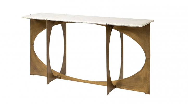 Reinhold IV White Console Table