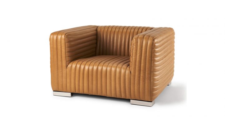 Ricciardo Chair- Cognac Brown Leather