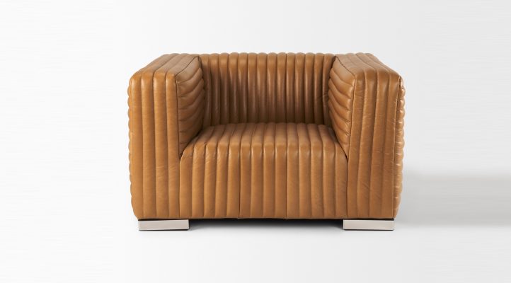 Ricciardo Chair- Cognac Brown Leather