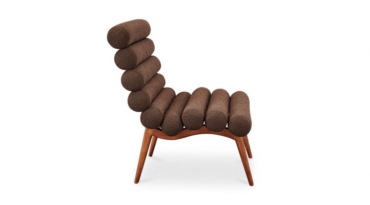 Arlo Chair Performance Fabric- Deep Brown