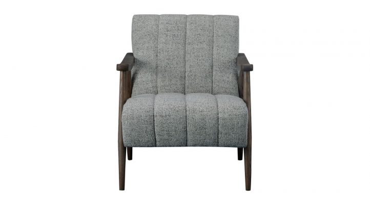 Aster Accent Chair – Pebbled Grey