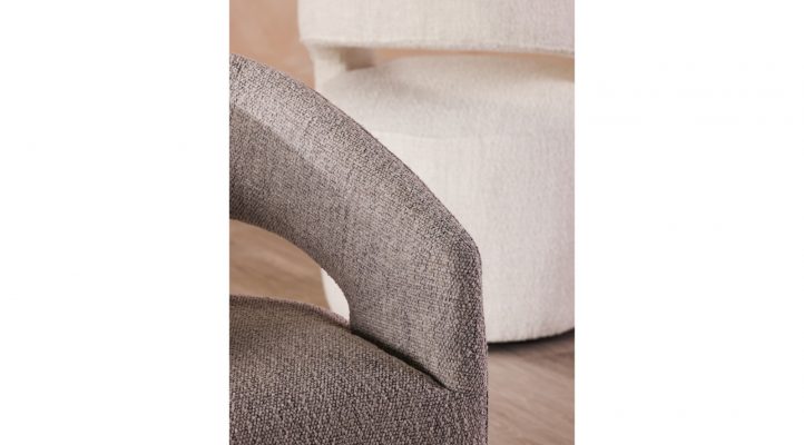 Barrow Rolling Dining Chair – Grey