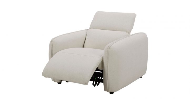 Eli Power Recliner Chair- Warm White