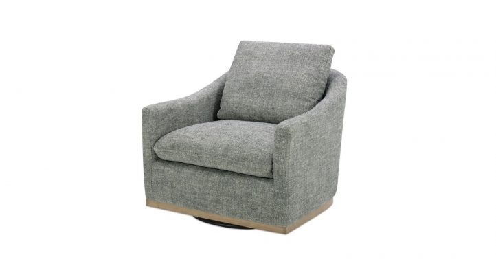 Linden Swivel Chair- Slated Moss