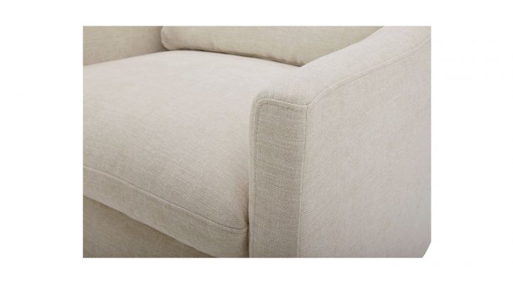Linden Swivel Chair – Soft Beige