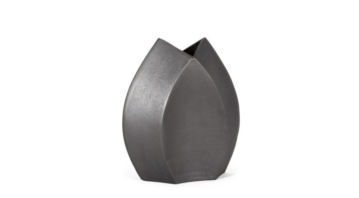 Athena Table Vase – Small Grey