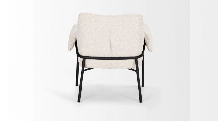 Brently- Cream Boucle Accent Chair